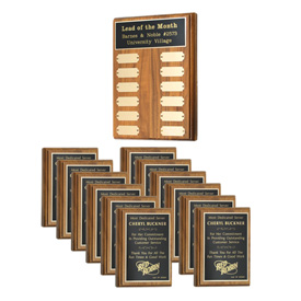 Employee Recognition Plaque Package C
