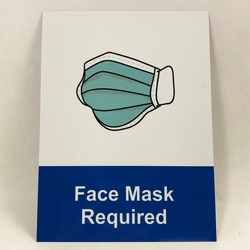 Metal Face Mask Sign
